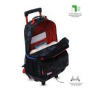 Mochila para Niño con ruedas Spiderman Hero Grande Negro