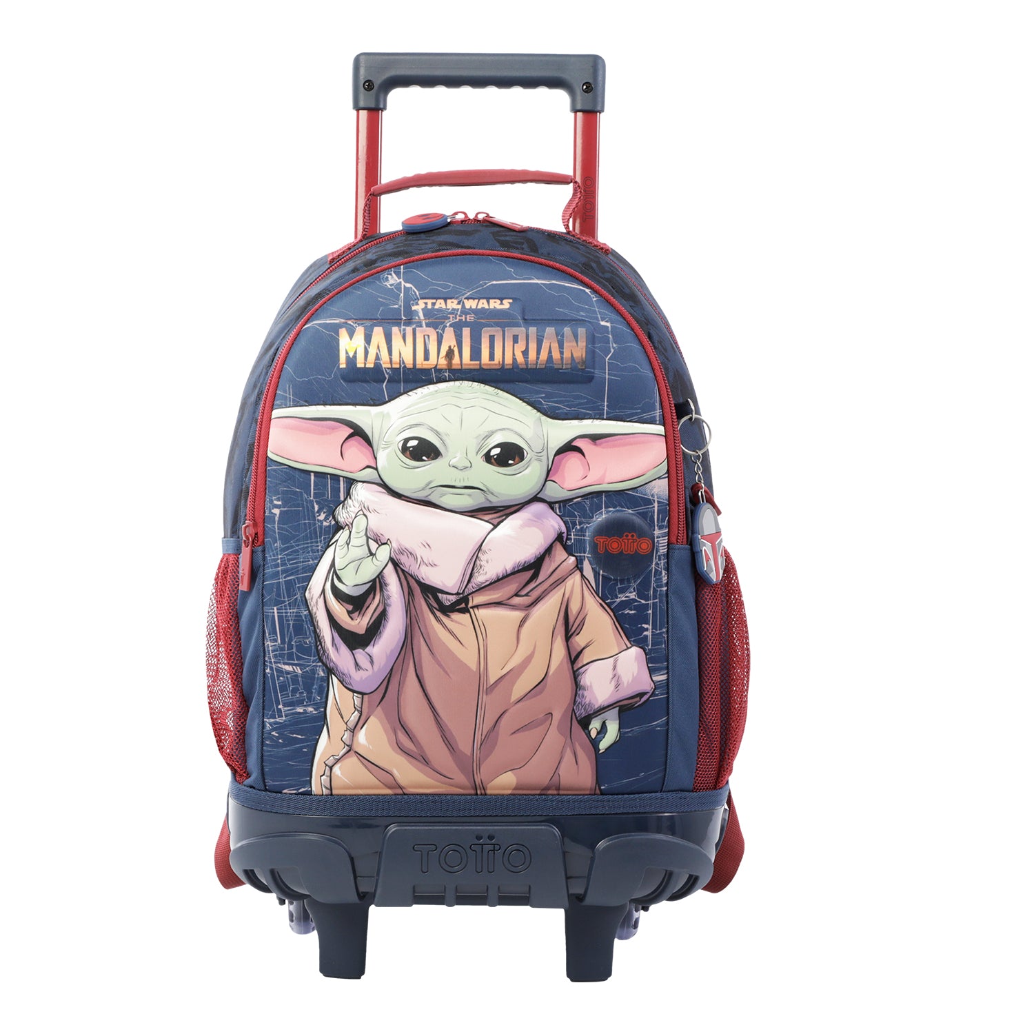 Mochila Rue Bomper Star Wars Mandalorian M Color: Azul