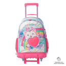 Mochila ruedas Niña Sweety Heart L Azul