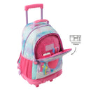 Mochila ruedas Niña Sweety Heart L Azul