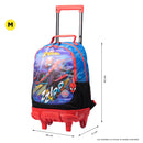 Mochila Rue Bomper Spiderman Zzipp M - Color: Estampado Spider Man