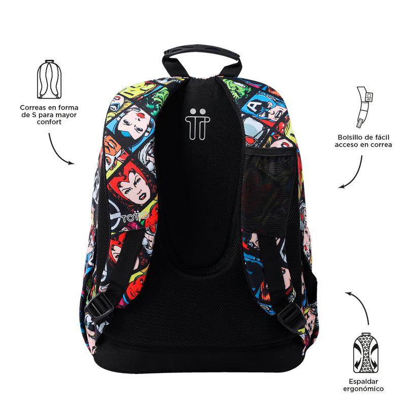 Mochila Avengers Marvel L- Color: Estampado