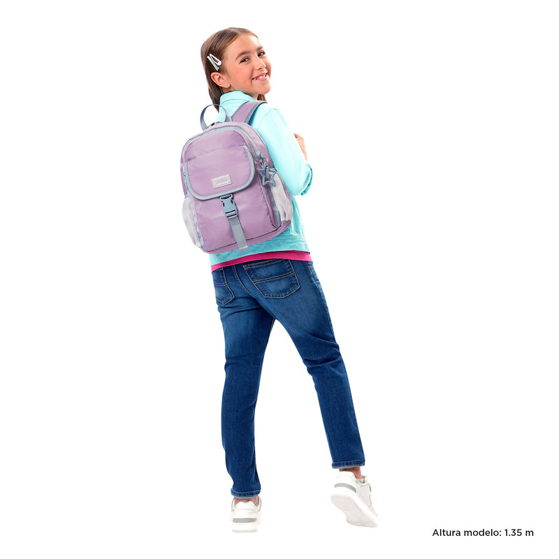 Mochila para Niña Cluw Pequeño Morado