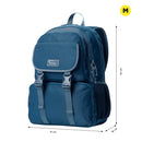 Mochila para Niña Cluw M  Azul/Gris