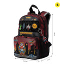 Mochila para Niño Digibot Pequeño Rojo