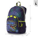 Mochila para Niño Dino Rock Grande Azul