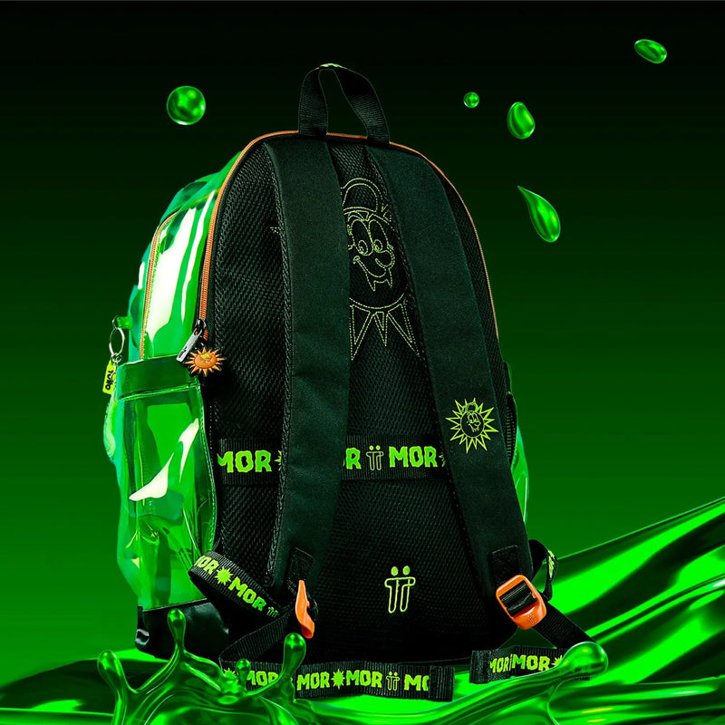 Mochila Transparente Ferxxo Porta PC 14" Efecto Brillante