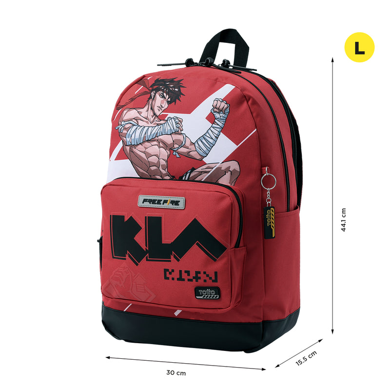 Mochila Free Fire 2.0 Kla Rojo