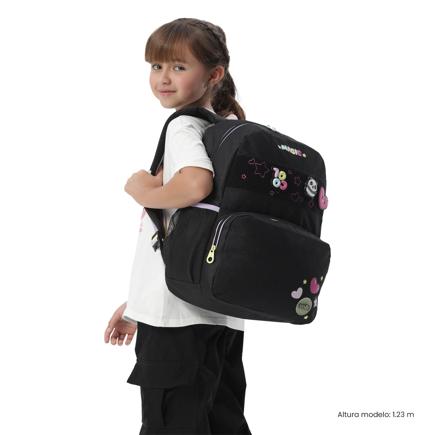 Mochila para Niña Loring Black M