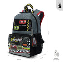 Mochila para Niño Grand Prix Pequeño Gris