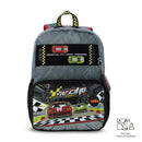 Mochila para Niño Grand Prix Mediano Gris