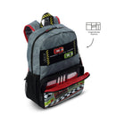 Mochila para Niño Grand Prix Mediano Gris