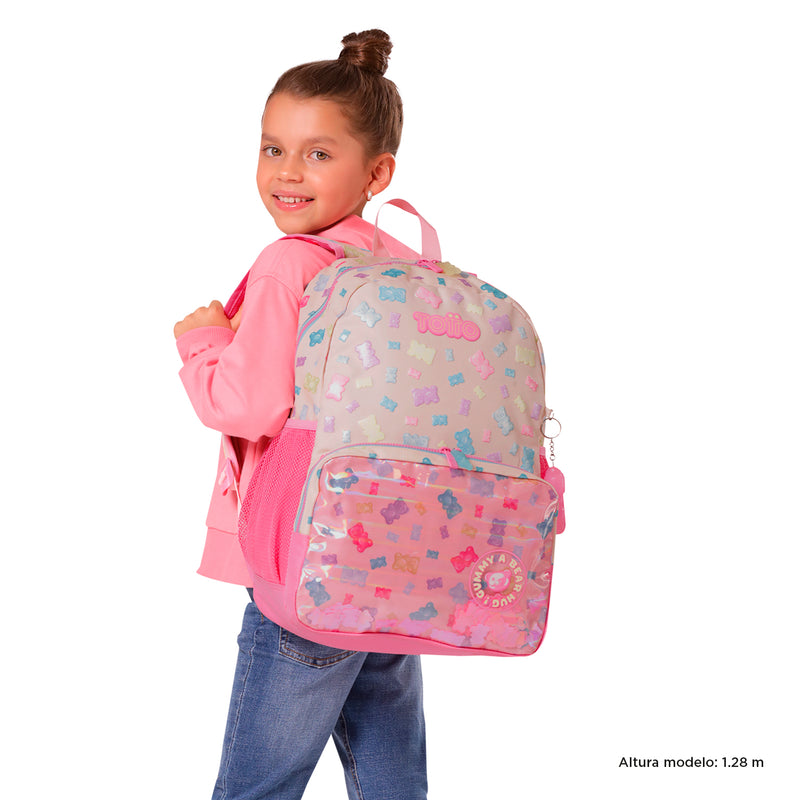 Mochila para Niña Gummy Bear L Rosado