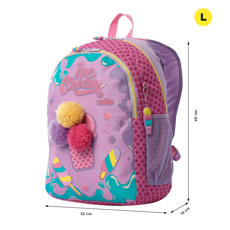 Mochila para Niña Ice Pop L Rosado