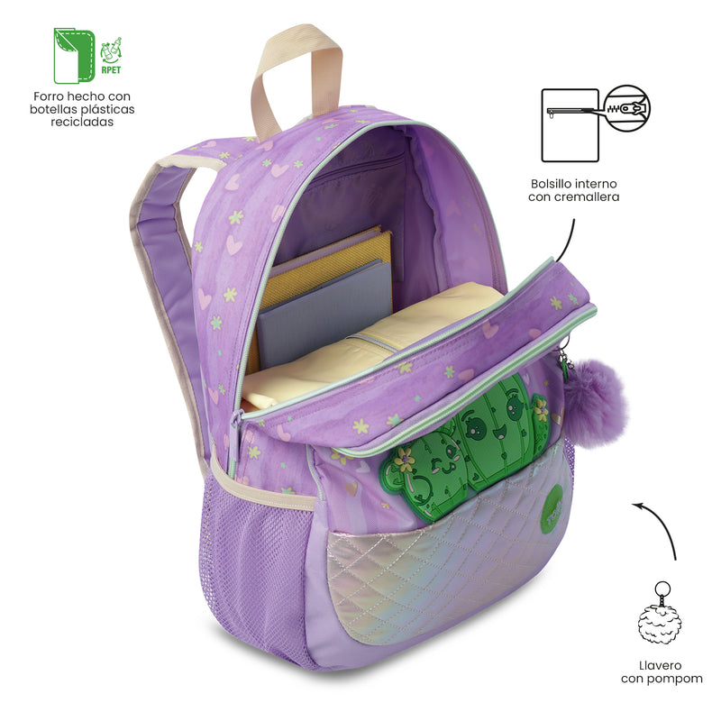 Mochila para Niña Kacty Mediano Morado