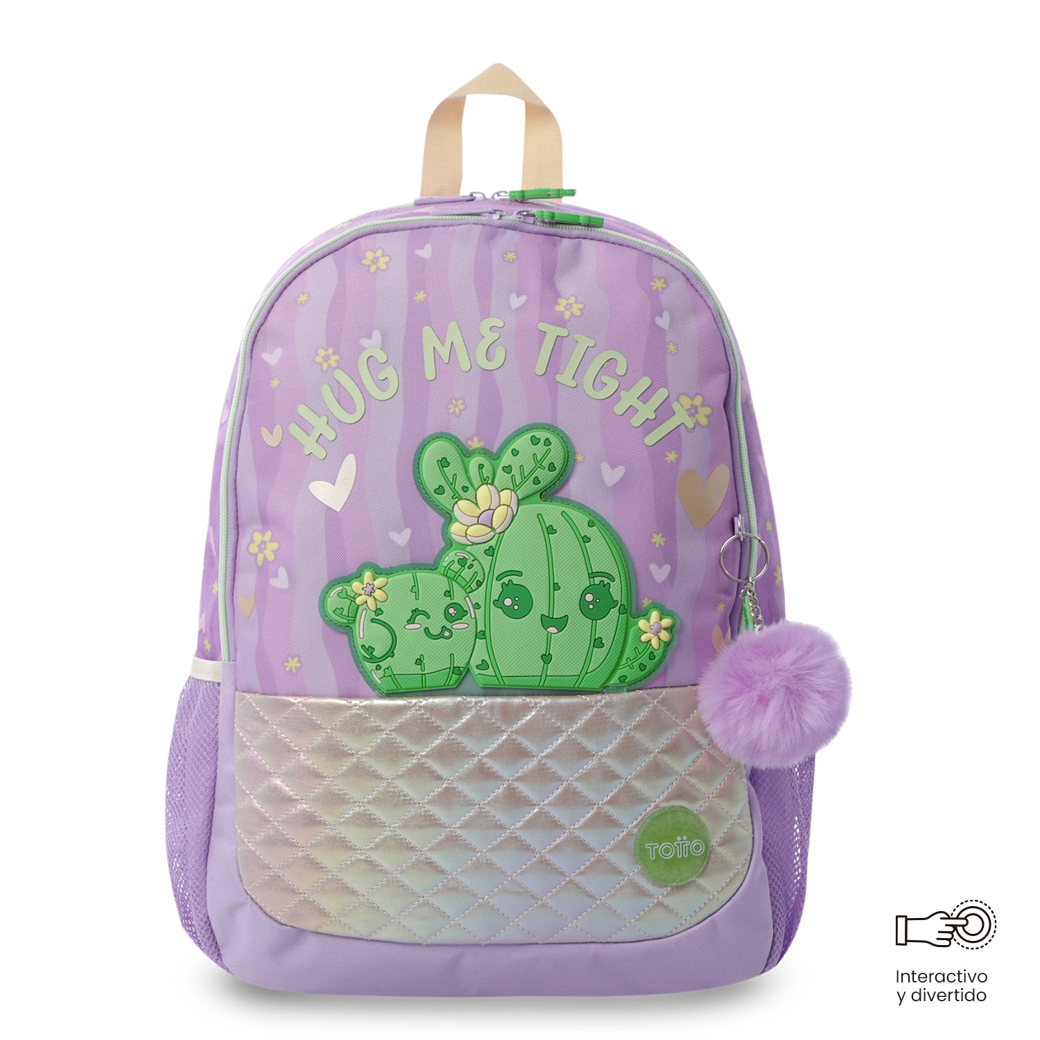 Mochila para Niña Kacty Grande Morado