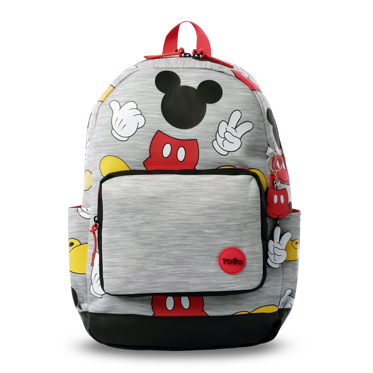 Mochila para Niño Mickey Classic Mediano Gris