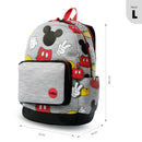 Mochila para Niño Mickey Classic Mediano Gris