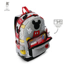 Mochila para Niño Mickey Classic Mediano Gris