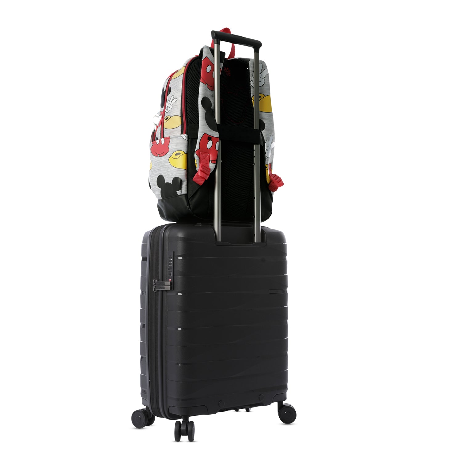 Mochila para Niño Mickey Classic Mediano Gris