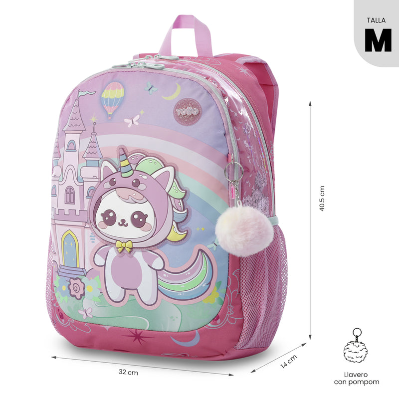 Mochila para Niña Magic Spark Mediano Rosado