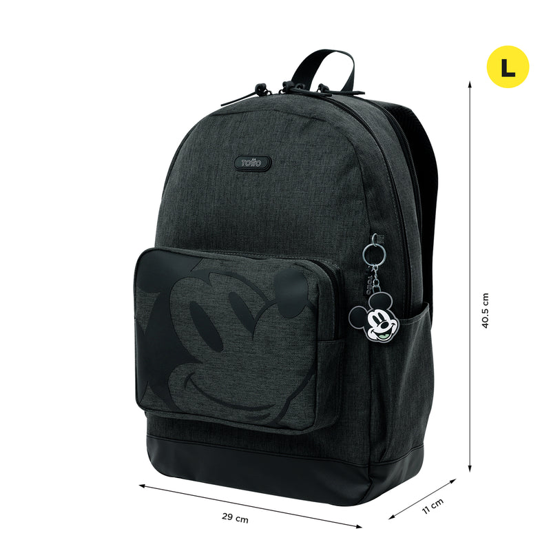 Mochila para Hombre Mickey Melange Mediano Gris