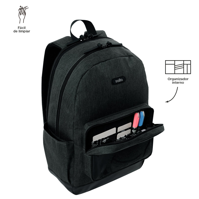 Mochila para Hombre Mickey Melange Mediano Gris