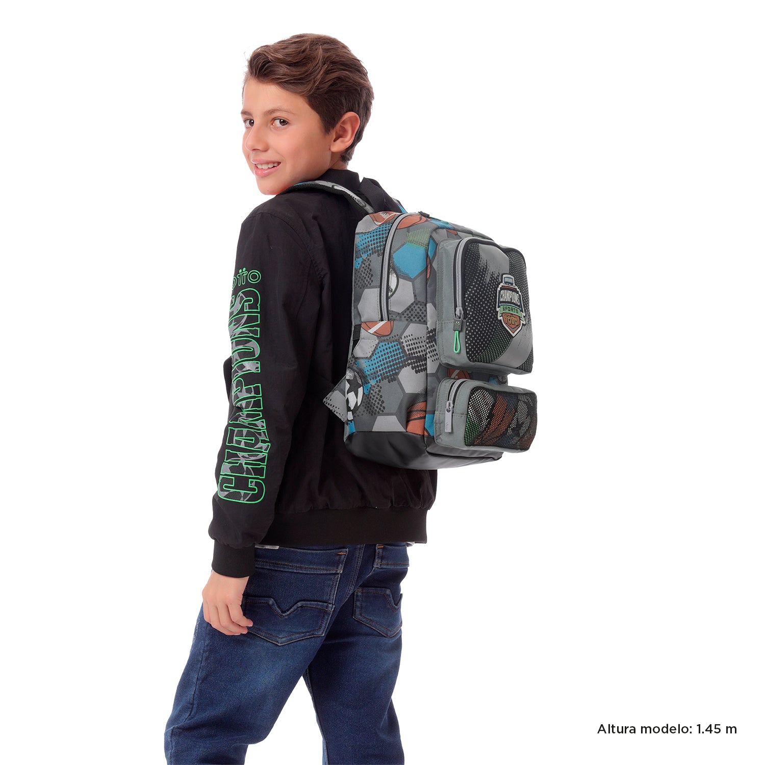 Mochila para Niño Multisport Pequeño Gris