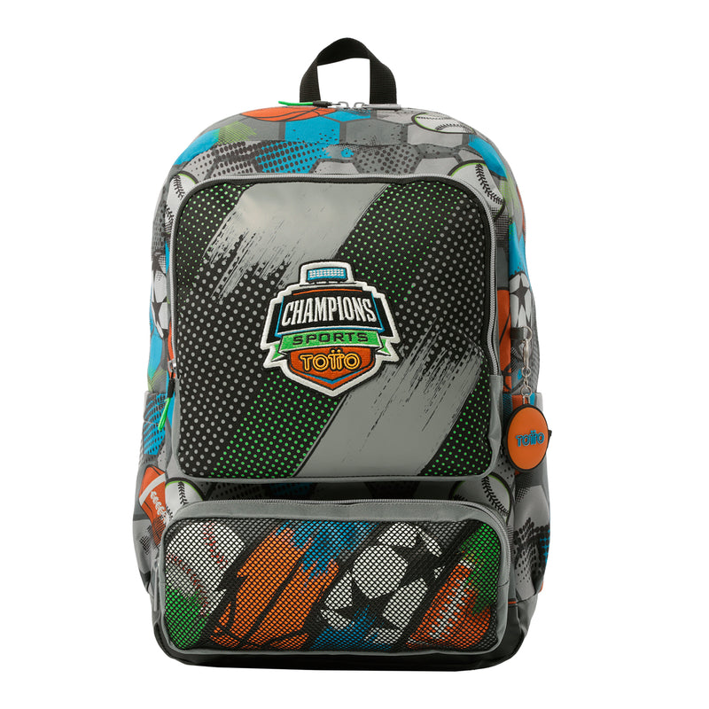 Mochila para Niño Multisport Grande Gris