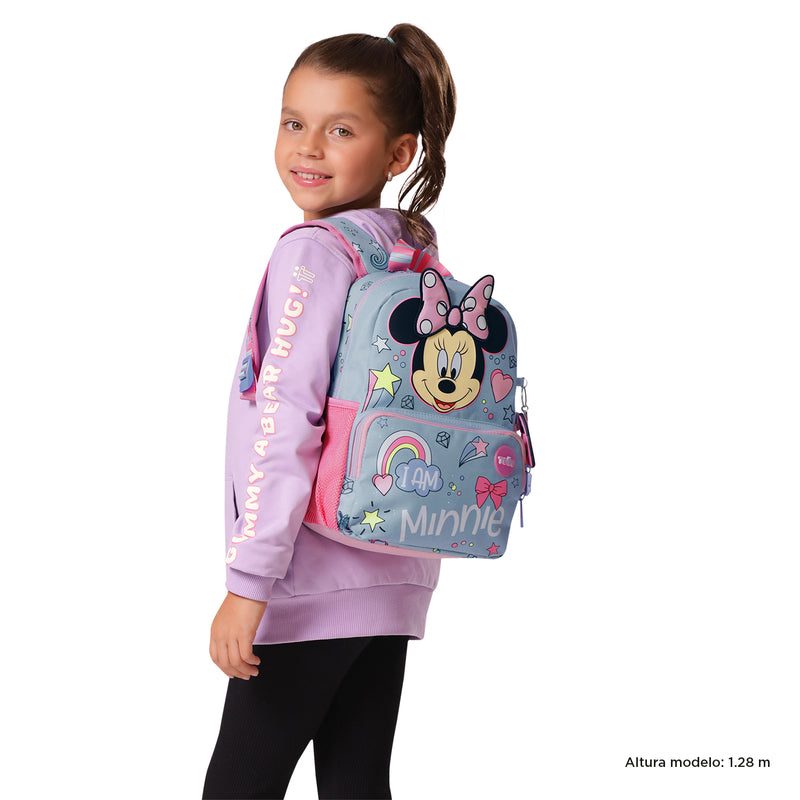 Mochila para Niña Minnie S Gris