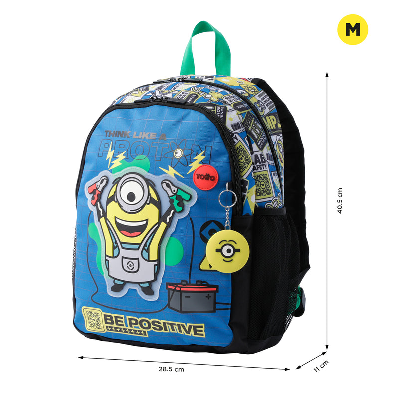 Mochila para Niño Minions Chemical M Azul