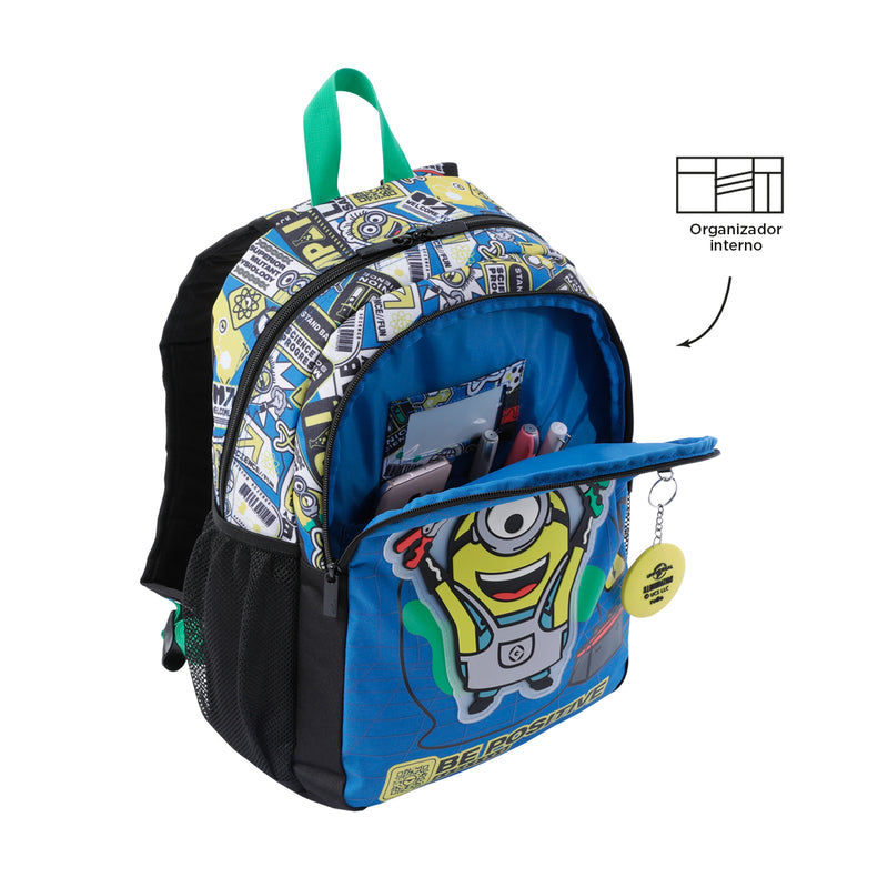 Mochila para Niño Minions Chemical M Azul