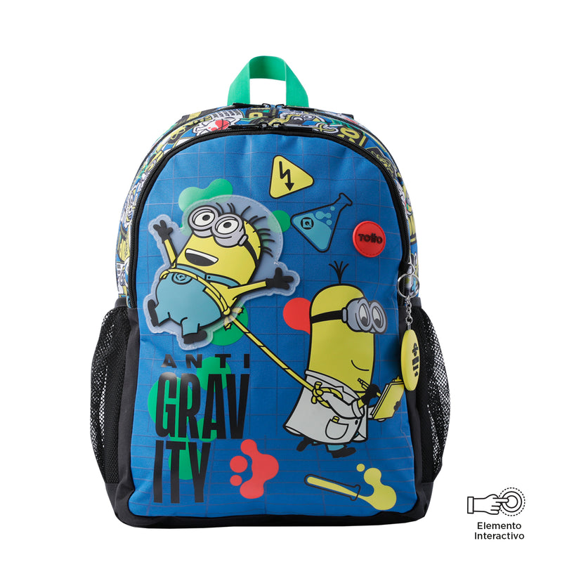 Mochila para Niño Minions Chemical L Azul