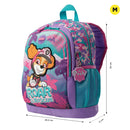 Mochila para niña paw patrol m Morado