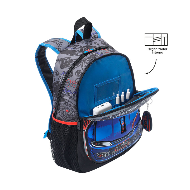 Mochila Racing M Azul