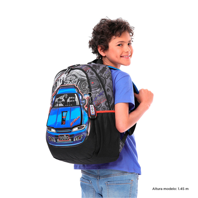 Mochila Racing L Azul