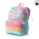 Mochila para Niña Rainbow Star Mediano Rosado
