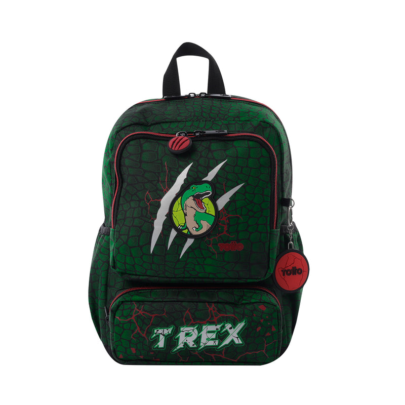 Mochila para Niño Rex Dino S Verde