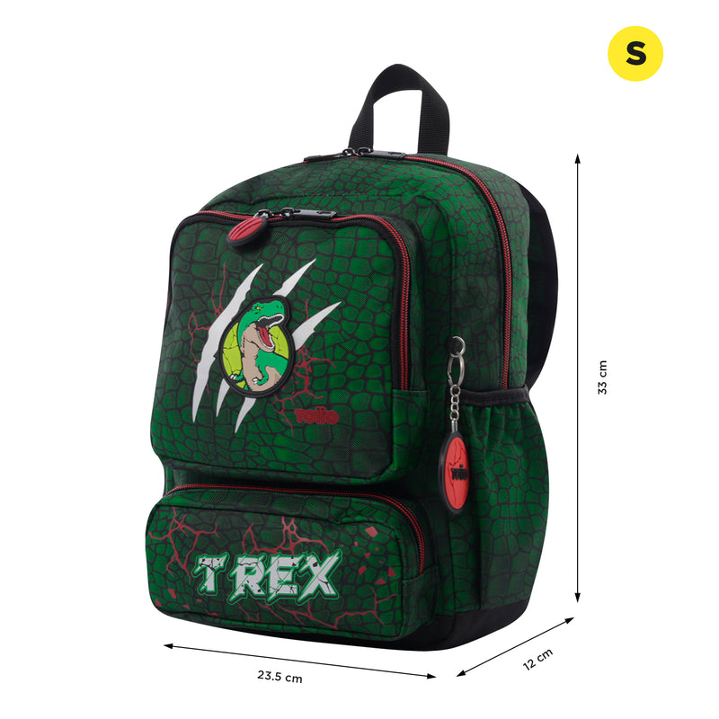 Mochila para Niño Rex Dino S Verde