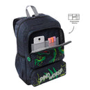 Mochila para Niño Rex Dino M Gris