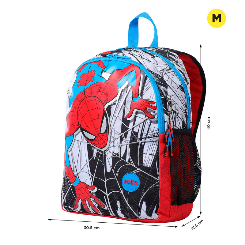 Mochila Spiderman City Marvel M - Color: Estampado
