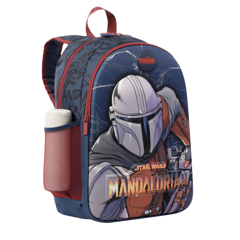 Mochila Star Wars Mandalorian L Color: Azul