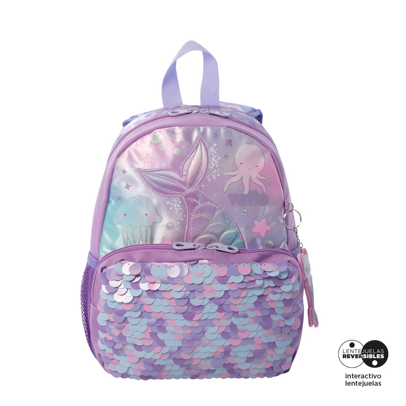 Mochila para Niña Sireny Pequeño Morado
