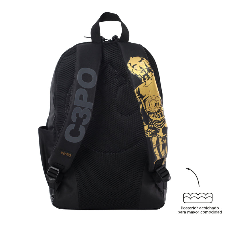 Mochila Star Wars M Disney - Color: Negro