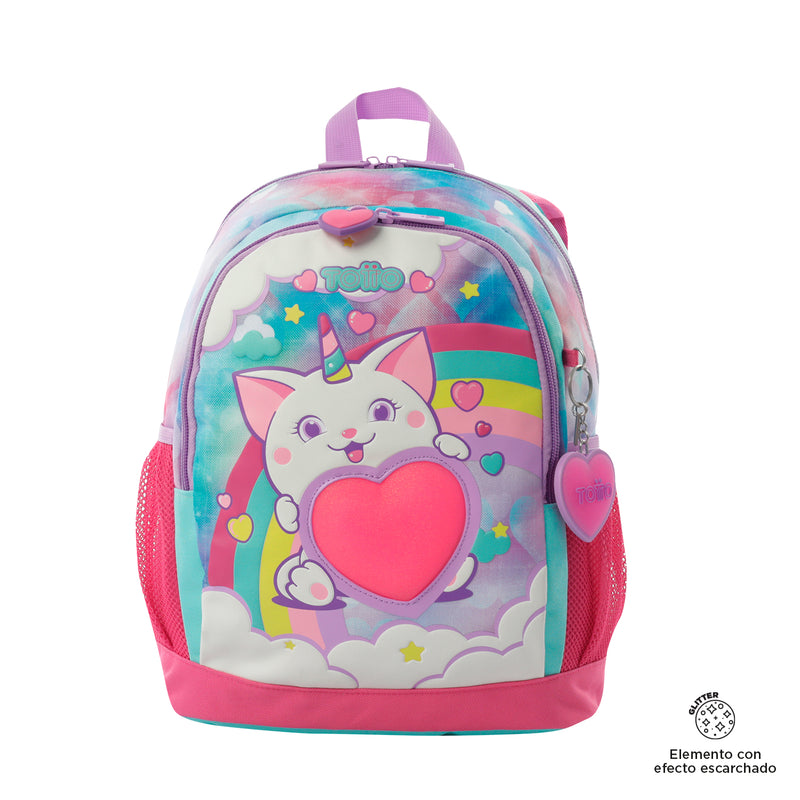 Mochila para Niña Sweety Heart M Azul