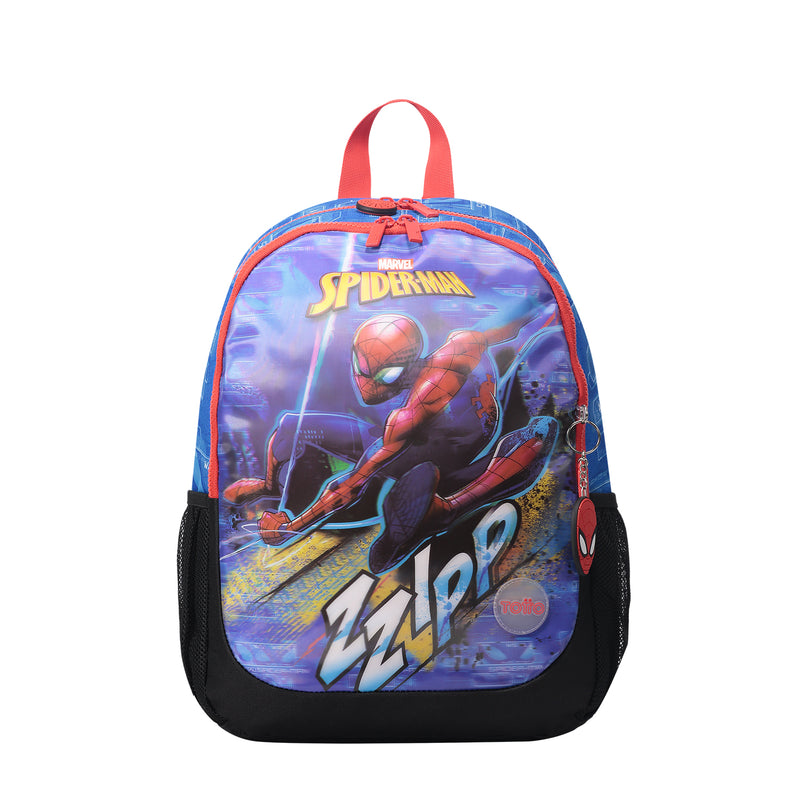 Mochila Spiderman Zzipp M - Color: Estampado Spider Man