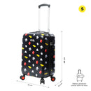Maleta de mano 360 Mickey Iconic color Negro