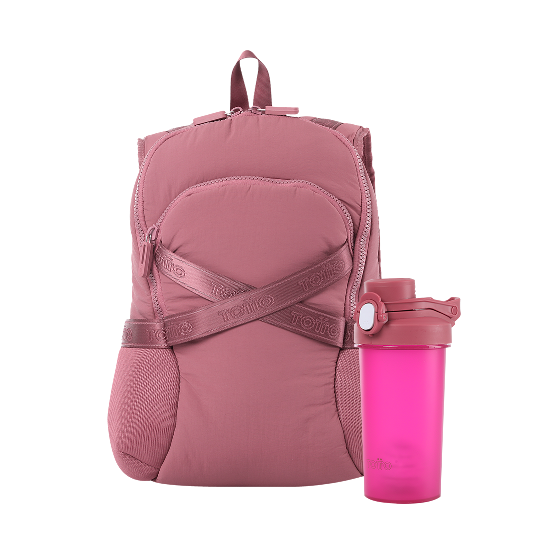 Mochila Knitty Porta PC + Botellón Bitlo