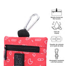 Dispensador De Bolsas Jaso Color: Rojo