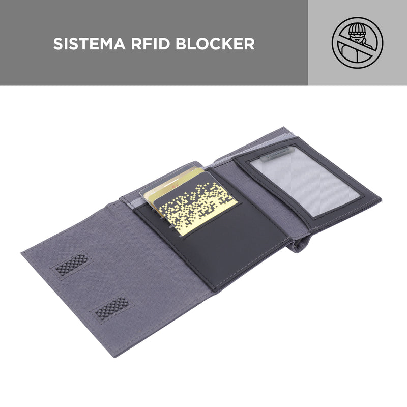 Billetera RFID Dimik - Color: Gris
